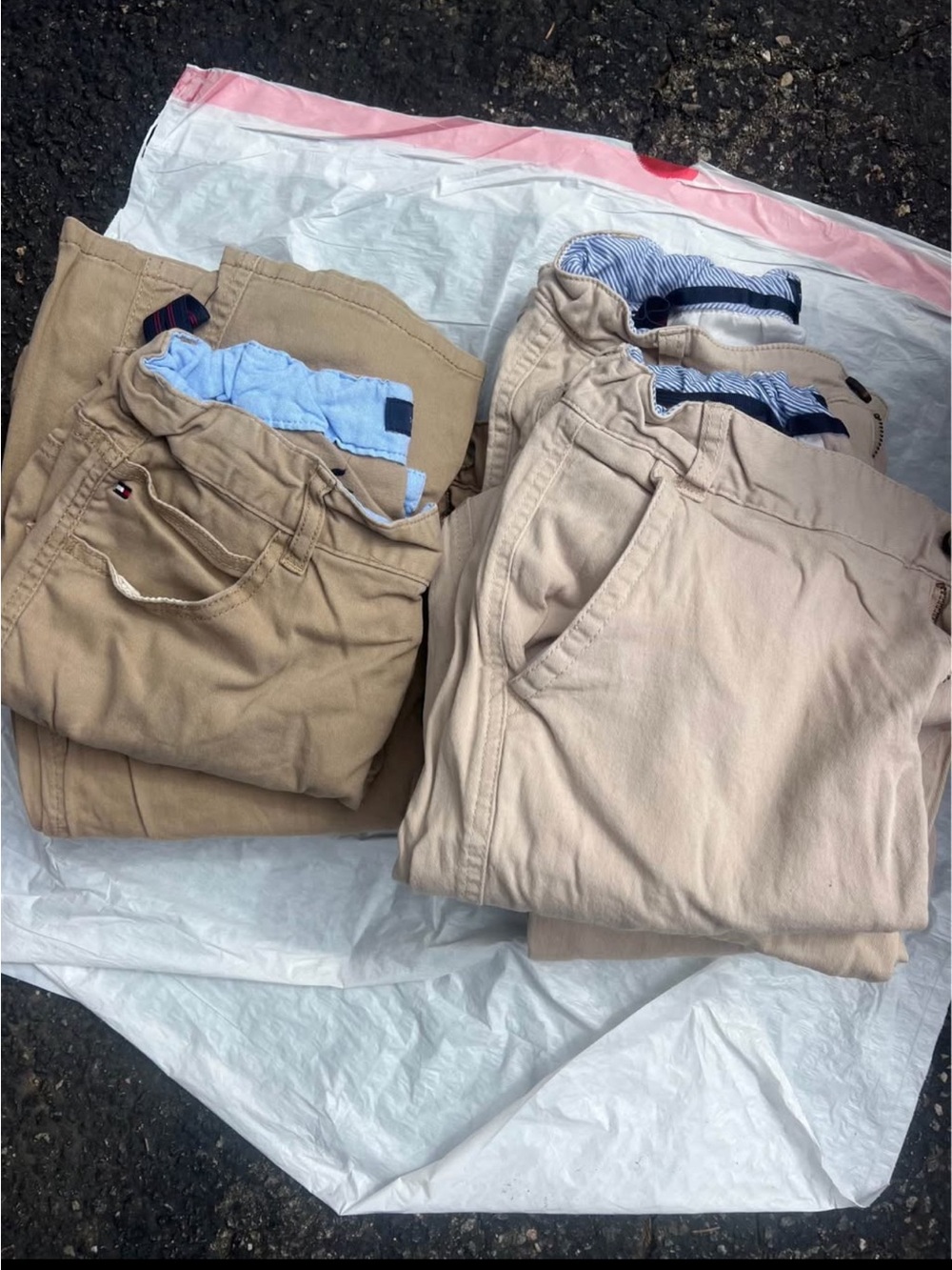 Tommy Hilfiger Kids Tan & Khaki Chinos